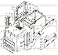 Капот дизельного двигателя в сборе Капот дизельного двигателя в сборе