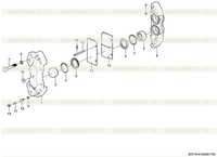 Brake caliper assembly E0715-4120001739 (360301) Brake caliper assembly E0715-4120001739 (360301)