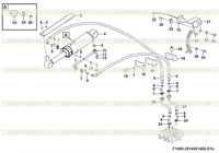 Dump cylinder assembly F1400-2914001466.S1b Dump cylinder assembly F1400-2914001466.S1b