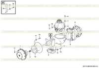 Front axle assembly A510 E0710-2907001256.A1d Front axle assembly A510 E0710-2907001256.A1d