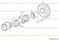 Front axle system E0700-2907001307.S1a Front axle system E0700-2907001307.S1a