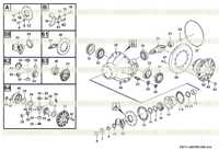 Front final drive assembly E0711-2907001259.A1b Front final drive assembly E0711-2907001259.A1b
