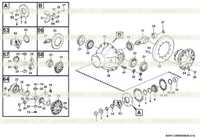 Rear final drive assembly E0911-2909000849.A1b Rear final drive assembly E0911-2909000849.A1b