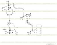 Stop brake assembly J2300-2923000822.S1a Stop brake assembly J2300-2923000822.S1a
