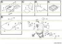 Driver seat L3020-4190003195 LG06A (350201) Driver seat L3020-4190003195 LG06A (350201)
