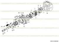 Hydraulic motor A0351-4120003294 (120101) Hydraulic motor A0351-4120003294 (120101)