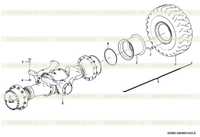 Rear axle E0900-2909001433.S Rear axle E0900-2909001433.S