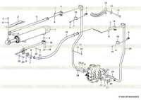 Tilt cylinder system F1400-2914002048.S Tilt cylinder system F1400-2914002048.S
