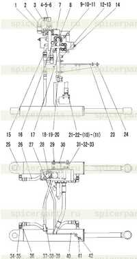 Цилиндр рулевого управления в сборе Цилиндр рулевого управления в сборе