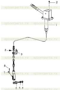 B6800E5 Система парковочного тормоза B6800E5 Система парковочного тормоза