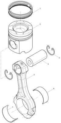 SEP5737440 PISTON CONNECTING ROD ASSEMBLY SEP5737440 PISTON CONNECTING ROD ASSEMBLY
