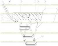 Левая сторона пола в сборе Левая сторона пола в сборе