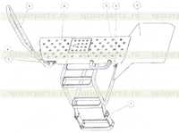 Левый пол и лестница в сборе Левый пол и лестница в сборе