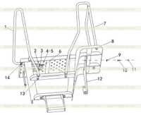 Левый пол в сборе Левый пол в сборе