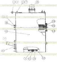 Топливный бак двигателя в сборе Топливный бак двигателя в сборе