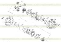 Ограничивающий скольжение дифференциал, задняя ось Ограничивающий скольжение дифференциал, задняя ось