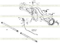Оси корпуса, передняя ось Оси корпуса, передняя ось