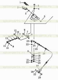 Педаль замедлителя Педаль замедлителя