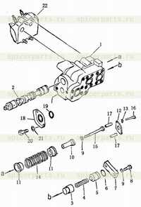 Клапан управление рыхлителем Клапан управление рыхлителем