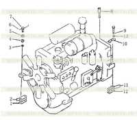 Детали опоры двигателя Детали опоры двигателя