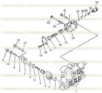 Гидрораспределитель управления отвалом 2 Гидрораспределитель управления отвалом 2