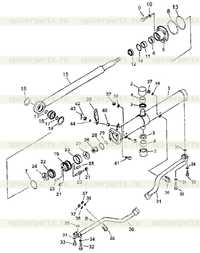 Гидроцилиндр подъема отвала Гидроцилиндр подъема отвала