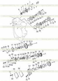 Картер маховика в сборе 3 Картер маховика в сборе 3