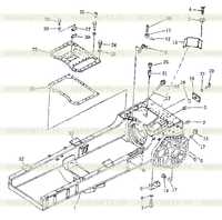 Картер рулевого механизма и рама шасси Картер рулевого механизма и рама шасси