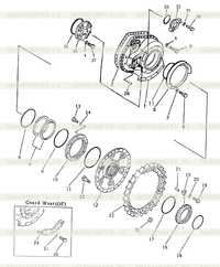 Кожух бортового редуктора, звездочка Кожух бортового редуктора, звездочка