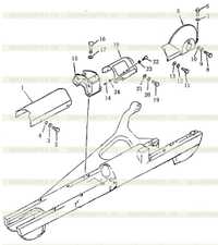 Крышка рамы гусеницы 2 Крышка рамы гусеницы 2