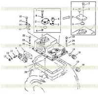 Крышка картера коробки передач Крышка картера коробки передач
