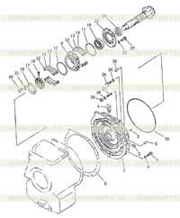 Крышка картера коробки передач задняя Крышка картера коробки передач задняя