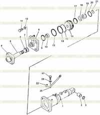 BLADE TILT CYLINDER SD16, SD16E