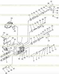 HYDRAULIC CONTROL VALVE (FOR BLADE) (1) HYDRAULIC CONTROL VALVE (FOR BLADE) (1)