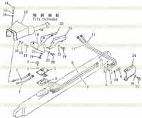 HYDRAULIC PIPING (hydraulic tank to lift cylinder) SD16, SD16E (3) HYDRAULIC PIPING (hydraulic tank to lift cylinder) SD16, SD16E (3)