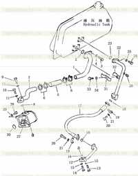 HYDRAULIC PIPING (PUMP TO TANK) HYDRAULIC PIPING (PUMP TO TANK)