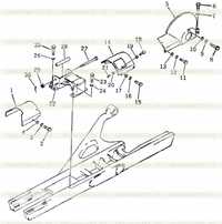 TRACK FRAME COVER SD16 TRACK FRAME COVER SD16