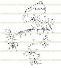 трубопровод гидравлический (от бака к насосу) трубопровод гидравлический (от бака к насосу)