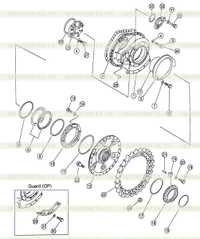 FINAL DRIVE CASE AND SPROCKET WHEEL (SD17-B3 XL) FINAL DRIVE CASE AND SPROCKET WHEEL (SD17-B3 XL)