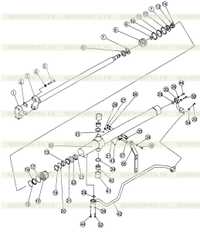 LIFT HYDRO-CYLINDER ASS'Y OF RIGHT BLADE (SD17-C3 LGP) LIFT HYDRO-CYLINDER ASS'Y OF RIGHT BLADE (SD17-C3 LGP)