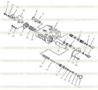 GEAR SHIFT AND STEERING PIPING ASS'Y 6 GEAR SHIFT AND STEERING PIPING ASS'Y 6