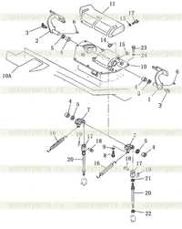 Педаль тормоза Педаль тормоза