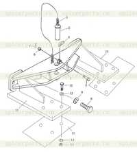 Тяговый брус (для SD23S) Тяговый брус (для SD23S)