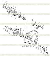 Корпус бортового редуктора и механизма Корпус бортового редуктора и механизма