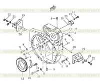 Корпус маховика в сборе Корпус маховика в сборе