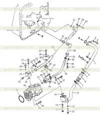 Гидравлический трубопровод (бак → насос) Гидравлический трубопровод (бак → насос)