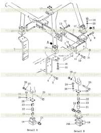 Кронштейн конструкции защиты от опрокидывания Кронштейн конструкции защиты от опрокидывания