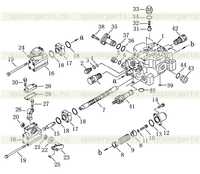 Управляющий клапан одностержневого рыхлителя Управляющий клапан одностержневого рыхлителя