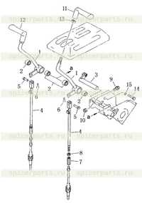 Рычаг рулевого управления Рычаг рулевого управления