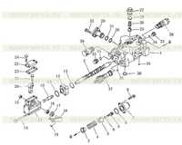 Трехстержневой управляющий клапан рыхлителя Трехстержневой управляющий клапан рыхлителя